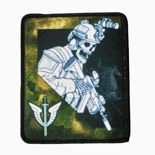 Skeleton Warrior Creative Patch, Tactical Backpack Sticker, Hook&Loop Morale Badge, Sewing & Knitting Supplies, Multi-functional Decorative Stickers Skeleton Warrior Creative Patch, Tactical Backpack Sticker, Hook&Loop Morale Badge, Sewing & Knitting Supplies, Multi-functional Decorative Stickers von Ueiwffzo