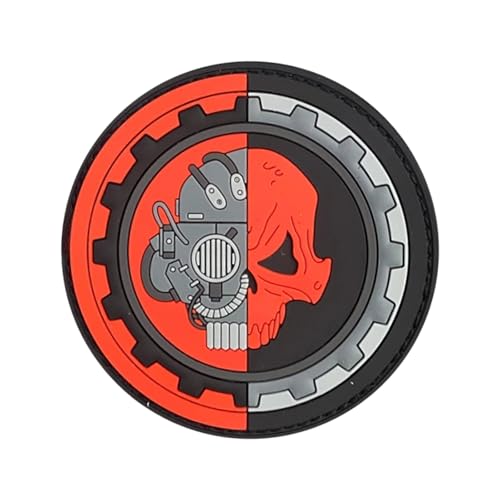 Skelett Militär Patch Morale Tactical Patch Klett Patches Hook&Loop für DIY Kleidung Rucksack Gear Hat Backpack Jackets von Ueiwffzo