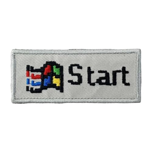 Start Klett Patches Stickerei Aufnäher Patches für DIY Kleidung Rucksack Gear Hat Backpack Jackets von Ueiwffzo