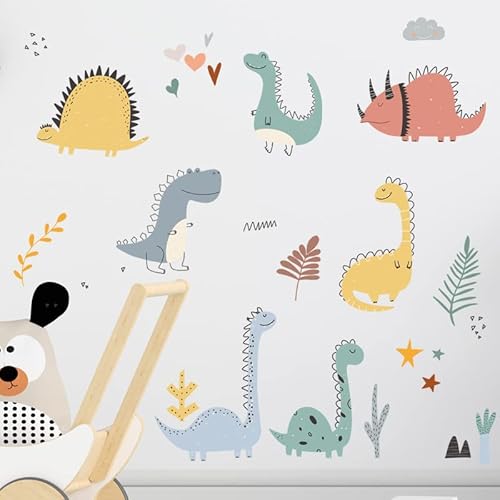 Ueiwffzo Wandtattoo Kinderzimmer, Waldtier Wandaufkleber Babyzimmer Dinosaurier Sterne Wolken Wandsticker, Wandsticker für Kinderzimmer Schlafzimmer Kinder Jungen Mädchen Ueiwffzo Wandtattoo Kinderzimmer, Waldtier Wandaufkleber Babyzimmer Dinosaurier Sterne Wolken Wandsticker, Wandsticker für Kinderzimmer Schlafzimmer Kinder Jungen Mädchen von Ueiwffzo