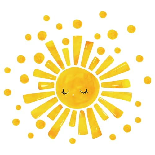 Wandsticker Sonne Kinderzimmer Wandtattoo Sonne Babyzimmer Wandaufkleber Schlafzimmer Wanddeko Wandsticker Sonne Kinderzimmer Wandtattoo Sonne Babyzimmer Wandaufkleber Schlafzimmer Wanddeko von Ueiwffzo