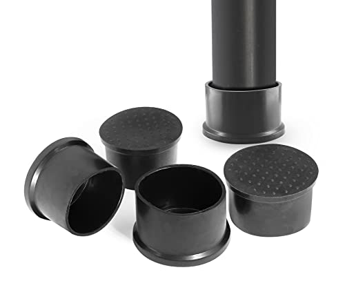 Uenhoy 20 Stück 50 mm PVC-Stuhlbeinkappen für runde Stuhlbeine, Bodenschoner für Möbelbeine, Schwarz Uenhoy 20 Stück 50 mm PVC-Stuhlbeinkappen für runde Stuhlbeine, Bodenschoner für Möbelbeine, Schwarz von Uenhoy