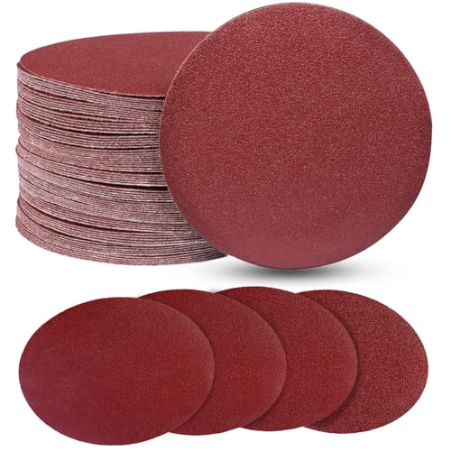 Uenhoy Schleifscheiben-Set, 7,6 cm, Körnung 80–3000, Klett-Schleifscheibe, Schnellwechsel-Schleifpapier, Exzenterschleifer-Pads zum Polieren von Holzarbeiten, 100 Stück von Uenhoy