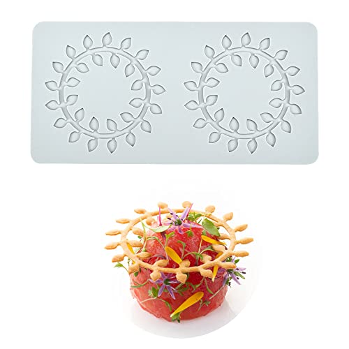 Riegel silikonform Kuchenspitzenform Silikonform für Fondant Zuckerguss essbare Kuchen Dekoration（Klingenring mit doppeltem ） von Uenmay