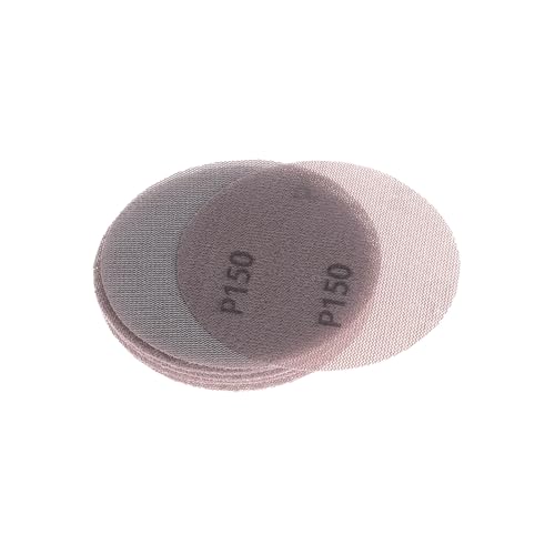 12,7 cm Klett-Schleifgitter für Trockenbauschleifer, Auto, Holz, Trockenbau, Metall, Polieren und Schleifen, Anti-Blockierung, Sand-Schleifblatt, 10 Stück (Körnung 150) von Uerglass