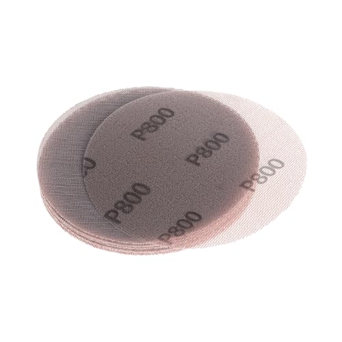 15,2 cm Klett-Schleifgitter für Trockenbauschleifer, Auto, Holz, Trockenbau, Metall, Polieren und Schleifen, Anti-Blockierung, Sand-Schleifblatt, 10 Stück (Körnung 800) von Uerglass