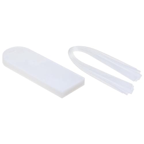 Uhidka 10 Stück Tischkarten Aus Transparentem Acryl, Geschenkanhänger mit Schleife, Namenskarten für Hochzeiten, Tischdekoration, Reserviert-, Zubehör von Uhidka