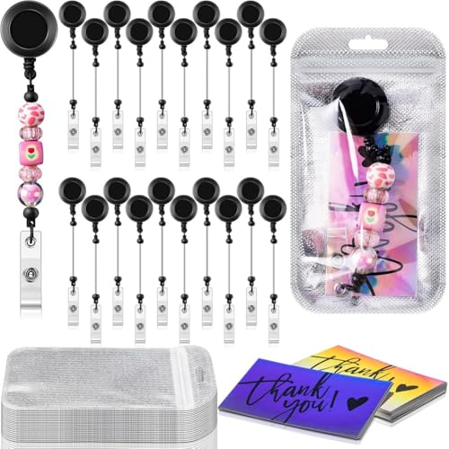 Uhidka Perlen-Set, Einziehbarer Clip-Halter für Perlenschmuck, zum Selbermachen, Basteln, A von Uhidka
