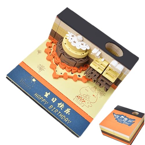 Uhngw 3D Notizblock - 3D Notizblock Kalender | Bedruckter Planer mit Vintage-Mustern für Home-Office, Schreibtisch – Ideales Geschenk für Frauen & Erwachsene zu Weihnachten Uhngw 3D Notizblock - 3D Notizblock Kalender | Bedruckter Planer mit Vintage-Mustern für Home-Office, Schreibtisch – Ideales Geschenk für Frauen & Erwachsene zu Weihnachten von Uhngw