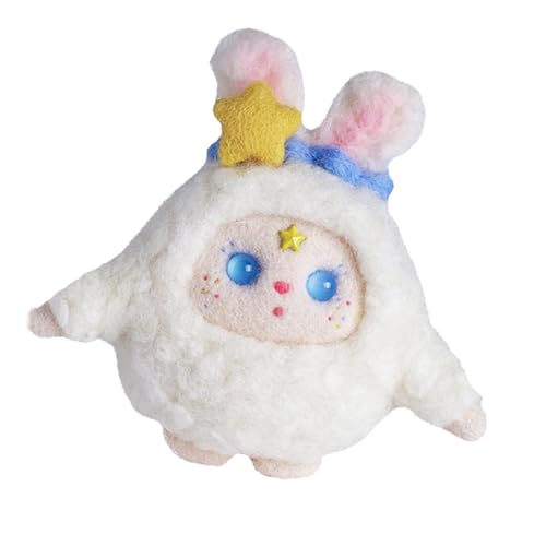 Uhngw Nadelfilz-Set für Anfänger, Filzset - Filz-Starter-Set,Nadelfilz-Set Starter, Filzset für Anfänger Erwachsene, Kinder, süße Filzpuppen, Filzzubehör von Uhngw