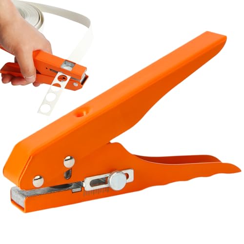 Uhngw PVC Hole Puncher, Papierloch Puncher - Randbanding -Stanzzange | Verstellbares Handwerkzeugwerkwerkzeug 8mm Stanzzange für Papierkarten und Hardfilm von Uhngw