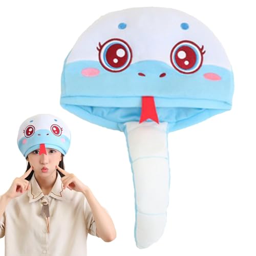 Uhngw Schlangenhut, Cartoon-Schlangen-Kopfschmuck, Plüschhut, lustige Cosplay-Partys, Foto-Requisiten, Neuheit, Performance-Hut für Kinder und Erwachsene Uhngw Schlangenhut, Cartoon-Schlangen-Kopfschmuck, Plüschhut, lustige Cosplay-Partys, Foto-Requisiten, Neuheit, Performance-Hut für Kinder und Erwachsene von Uhngw