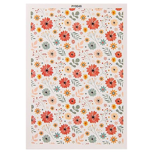 Uhngw Tontransferblätter, Tontransferpapier, Blumentonabziehbilder, Rustikale handgefertigte Blumenabziehbilder Wasserlösliches farbenfrohe Transferpapier für Handwerk Keramik Keramik Erwachsene Uhngw Tontransferblätter, Tontransferpapier, Blumentonabziehbilder, Rustikale handgefertigte Blumenabziehbilder Wasserlösliches farbenfrohe Transferpapier für Handwerk Keramik Keramik Erwachsene von Uhngw