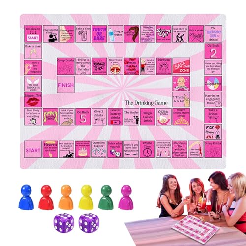 Uhngw Trinkspiele Für Erwachsene | Lustige Familienspiele Trinkspiele Für Erwachsene - Wasserdichtes Tragbares Familienspiel für Feste & Feiern von Uhngw
