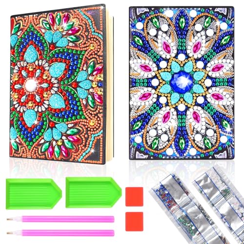 UieaMsio Basteln Mädchen 7 8 9 10 Jahre, Mandala Diamond Painting A5 Notizbuch, Geschenke für Mädchen ab 6 Jahre, Kreative Spielzeug Tagebuch Geburtstagsgeschenk für Kinder UieaMsio Basteln Mädchen 7 8 9 10 Jahre, Mandala Diamond Painting A5 Notizbuch, Geschenke für Mädchen ab 6 Jahre, Kreative Spielzeug Tagebuch Geburtstagsgeschenk für Kinder von UieaMsio