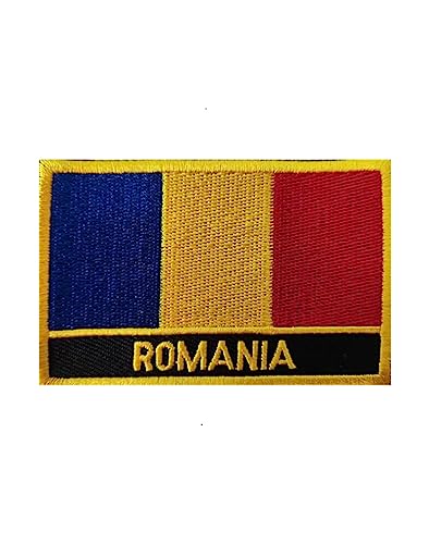 Uijokdef 1 x Aufnäher mit Rumänien-Flagge, zum Aufbügeln oder Aufnähen, bestickt, taktisch, Militär, Nationalrumänien Uijokdef 1 x Aufnäher mit Rumänien-Flagge, zum Aufbügeln oder Aufnähen, bestickt, taktisch, Militär, Nationalrumänien von Uijokdef