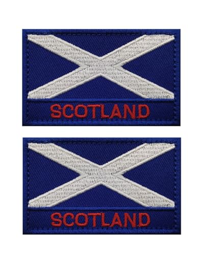 Uijokdef Uijokdef Aufnäher mit englischer Flagge, Klettverschluss, bestickt, taktisch, Militär, Nationalengland, 2 Stück von Uijokdef