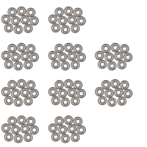 Uikdjgu 100 StüCk 607ZZ 19 X 7 X 6 mm Abgedichtete Einreihige Metallkugellager Uikdjgu 100 StüCk 607ZZ 19 X 7 X 6 mm Abgedichtete Einreihige Metallkugellager von Uikdjgu