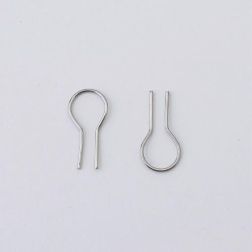 Uikdjgu 100 Stück R-Förmiger Hängender Brennnadel-Wolframdraht 0,55 X 1,2 cm für Brennöfen, Glasschmelzen und Keramik, DIY-Anhänger-Ornamentdrähte von Uikdjgu
