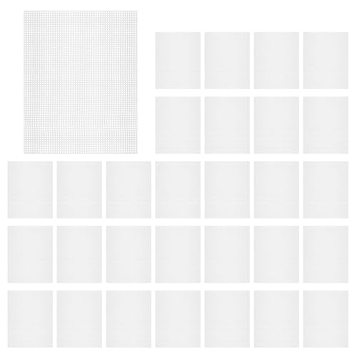 Uikdjgu 100 Stücke Mesh Kunststoff Leinwand Blätter 19,6 X 13 für Stickerei, Acryl Garn, Strick und Häkeln Projekte Uikdjgu 100 Stücke Mesh Kunststoff Leinwand Blätter 19,6 X 13 für Stickerei, Acryl Garn, Strick und Häkeln Projekte von Uikdjgu