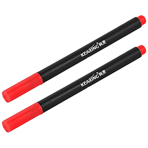 Uikdjgu 2 x Fabric Marker Pens Permanent Farben für DIY Textile Kleidung T-Shirt Schuhe Rot Uikdjgu 2 x Fabric Marker Pens Permanent Farben für DIY Textile Kleidung T-Shirt Schuhe Rot von Uikdjgu