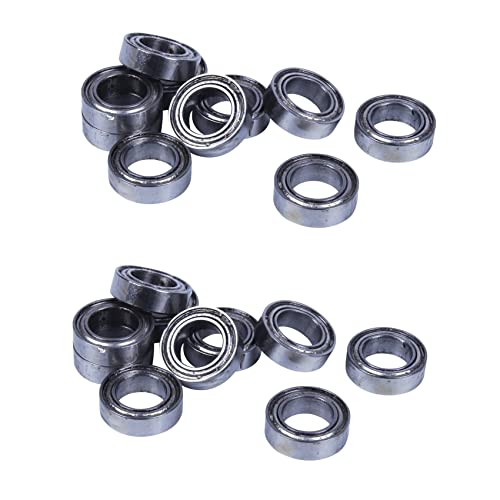 Uikdjgu 20 Stück Miniatur Versiegelte Metallgeschirmte Metrische Radialkugellager Modell: MR106-ZZ 6X10X3mm Uikdjgu 20 Stück Miniatur Versiegelte Metallgeschirmte Metrische Radialkugellager Modell: MR106-ZZ 6X10X3mm von Uikdjgu