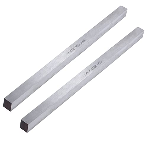 Uikdjgu 2X 10 mm x 10 mm x 200 mm Drehen Abstechen Fraesen Drehmaschine HSS Drehstahl Werkzeug Bit Uikdjgu 2X 10 mm x 10 mm x 200 mm Drehen Abstechen Fraesen Drehmaschine HSS Drehstahl Werkzeug Bit von Uikdjgu