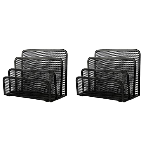 Uikdjgu 2X Schreibtisch Mail Organizer Kleine Datei Halter Letter Organizer Dokument/Ablage/Ordner/Papier Organizer Für Desktop von Uikdjgu