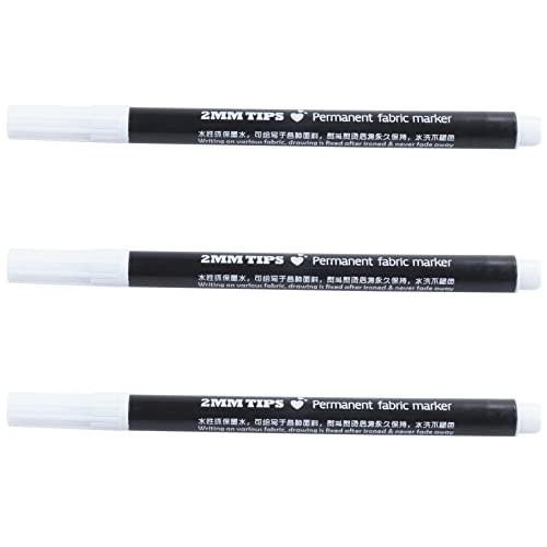 Uikdjgu 3 x Fabric Marker Pens Permanent Farben für DIY Textile Kleidung T-Shirt Schuhe Uikdjgu 3 x Fabric Marker Pens Permanent Farben für DIY Textile Kleidung T-Shirt Schuhe von Uikdjgu