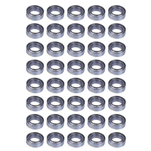 Uikdjgu 40 Stück Miniatur Versiegelte Metallgeschirmte Metrische Radialkugellager Modell: MR406-ZZ 6X40X3mm Uikdjgu 40 Stück Miniatur Versiegelte Metallgeschirmte Metrische Radialkugellager Modell: MR406-ZZ 6X40X3mm von Uikdjgu