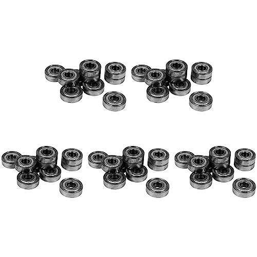 Uikdjgu 50 StÜCke Miniatur Gummi Versiegelt Metall Geschirmt Metrische Radial Lager Modell: 607ZZ 7 x 19 x 6 MM Uikdjgu 50 StÜCke Miniatur Gummi Versiegelt Metall Geschirmt Metrische Radial Lager Modell: 607ZZ 7 x 19 x 6 MM von Uikdjgu