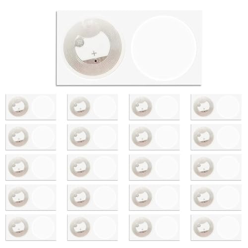 Uikdjgu 500 Stück NFC Ntag216 Aufkleber Ntag216 NFC Tags NFC 216 Tag Ntag216 NFC Karten 13,56 MHz NFC Tag Aufkleber 888 Bytes Speicher Uikdjgu 500 Stück NFC Ntag216 Aufkleber Ntag216 NFC Tags NFC 216 Tag Ntag216 NFC Karten 13,56 MHz NFC Tag Aufkleber 888 Bytes Speicher von Uikdjgu