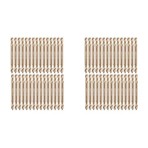 Uikdjgu 60 Stück 1/8 Kobaltbohrer Doppelendbohrer für Gehärteten Stahl Gusseisen Kunststoff Edelstahlbohrer Uikdjgu 60 Stück 1/8 Kobaltbohrer Doppelendbohrer für Gehärteten Stahl Gusseisen Kunststoff Edelstahlbohrer von Uikdjgu