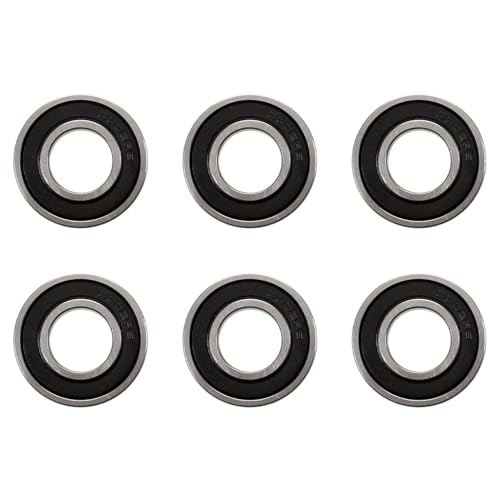 Uikdjgu 6Stück 15mm X 32mm X 9mm Breite Einzelne Reihe Tiefe Rille Versiegelt Radial Kugellager 6002RS Uikdjgu 6Stück 15mm X 32mm X 9mm Breite Einzelne Reihe Tiefe Rille Versiegelt Radial Kugellager 6002RS von Uikdjgu