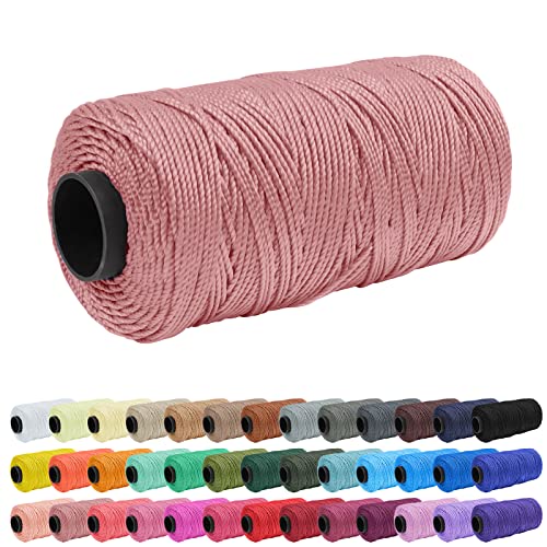 Uiopa 1,5mm x 200m Polypropylen Makramee Garn 3 Stränge Makramee-Schnur Farbig Macrame Cord Häkelgarn für Häkeln, Stricken, Geflochten, DIY Handwerk Uiopa 1,5mm x 200m Polypropylen Makramee Garn 3 Stränge Makramee-Schnur Farbig Macrame Cord Häkelgarn für Häkeln, Stricken, Geflochten, DIY Handwerk von Uiopa