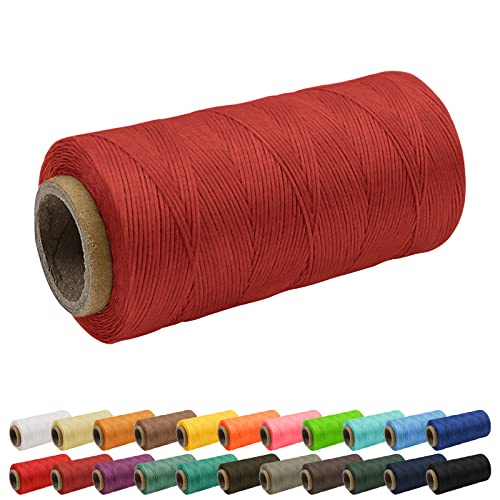 Uiopa 1mm x 260m Wachsfaden, 150D Flache Sattlergarn Ledergarn Gewachst, Leder Nähen Faden Gewachste Schnur für Nähprojekte, Buchbinderei, Schuhreparatur, Schmuck Uiopa 1mm x 260m Wachsfaden, 150D Flache Sattlergarn Ledergarn Gewachst, Leder Nähen Faden Gewachste Schnur für Nähprojekte, Buchbinderei, Schuhreparatur, Schmuck von Uiopa