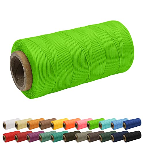 Uiopa 1mm x 260m Wachsfaden, 150D Flache Sattlergarn Ledergarn Gewachst, Leder Nähen Faden Gewachste Schnur für Nähprojekte, Buchbinderei, Schuhreparatur, Schmuck Uiopa 1mm x 260m Wachsfaden, 150D Flache Sattlergarn Ledergarn Gewachst, Leder Nähen Faden Gewachste Schnur für Nähprojekte, Buchbinderei, Schuhreparatur, Schmuck von Uiopa