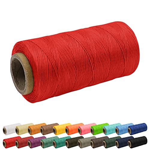 Uiopa 1mm x 260m Wachsfaden, 150D Flache Sattlergarn Ledergarn Gewachst, Leder Nähen Faden Gewachste Schnur für Nähprojekte, Buchbinderei, Schuhreparatur, Schmuck Uiopa 1mm x 260m Wachsfaden, 150D Flache Sattlergarn Ledergarn Gewachst, Leder Nähen Faden Gewachste Schnur für Nähprojekte, Buchbinderei, Schuhreparatur, Schmuck von Uiopa
