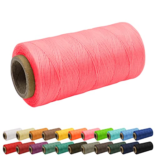 Uiopa 1mm x 260m Wachsfaden, 150D Flache Sattlergarn Ledergarn Gewachst, Leder Nähen Faden Gewachste Schnur für Nähprojekte, Buchbinderei, Schuhreparatur, Schmuck Uiopa 1mm x 260m Wachsfaden, 150D Flache Sattlergarn Ledergarn Gewachst, Leder Nähen Faden Gewachste Schnur für Nähprojekte, Buchbinderei, Schuhreparatur, Schmuck von Uiopa
