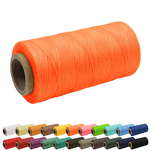 Uiopa 1mm x 260m Wachsfaden, 150D Flache Sattlergarn Ledergarn Gewachst, Leder Nähen Faden Gewachste Schnur für Nähprojekte, Buchbinderei, Schuhreparatur, Schmuck Uiopa 1mm x 260m Wachsfaden, 150D Flache Sattlergarn Ledergarn Gewachst, Leder Nähen Faden Gewachste Schnur für Nähprojekte, Buchbinderei, Schuhreparatur, Schmuck von Uiopa