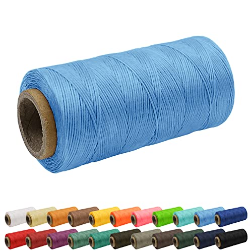 Uiopa 1mm x 260m Wachsfaden, 150D Flache Sattlergarn Ledergarn Gewachst, Leder Nähen Faden Gewachste Schnur für Nähprojekte, Buchbinderei, Schuhreparatur, Schmuck Uiopa 1mm x 260m Wachsfaden, 150D Flache Sattlergarn Ledergarn Gewachst, Leder Nähen Faden Gewachste Schnur für Nähprojekte, Buchbinderei, Schuhreparatur, Schmuck von Uiopa