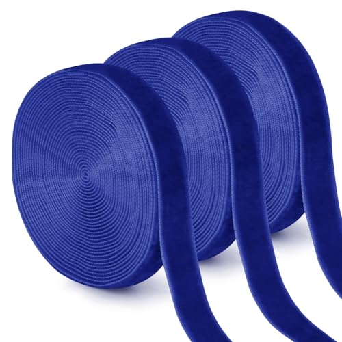 Uiopa 3 Rollen Samtband Königsblau Geschenkband Breit 10mm x 4,5m Schleifenband Samt Dekoband Ribbon Stoffbänder für Geschenkverpackungen, Kränze, Blumensträuße, DIY-Projekte Uiopa 3 Rollen Samtband Königsblau Geschenkband Breit 10mm x 4,5m Schleifenband Samt Dekoband Ribbon Stoffbänder für Geschenkverpackungen, Kränze, Blumensträuße, DIY-Projekte von Uiopa