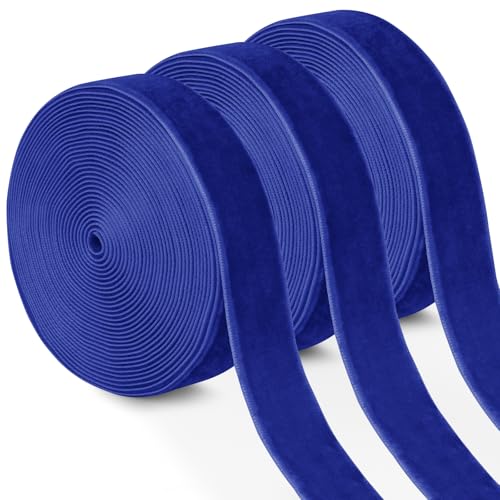 Uiopa 3 Rollen Samtband Königsblau Geschenkband Breit 15mm x 4,5m Schleifenband Samt Dekoband Ribbon Stoffbänder für Geschenkverpackungen, Kränze, Blumensträuße, DIY-Projekte Uiopa 3 Rollen Samtband Königsblau Geschenkband Breit 15mm x 4,5m Schleifenband Samt Dekoband Ribbon Stoffbänder für Geschenkverpackungen, Kränze, Blumensträuße, DIY-Projekte von Uiopa
