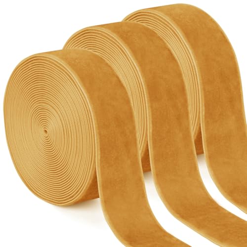 Uiopa 3 Rollen Samtband Orange Geschenkband Breit 25mm x 4,5m Schleifenband Samt Dekoband Ribbon Stoffbänder für Geschenkverpackungen, Kränze, Blumensträuße, DIY-Projekte Uiopa 3 Rollen Samtband Orange Geschenkband Breit 25mm x 4,5m Schleifenband Samt Dekoband Ribbon Stoffbänder für Geschenkverpackungen, Kränze, Blumensträuße, DIY-Projekte von Uiopa