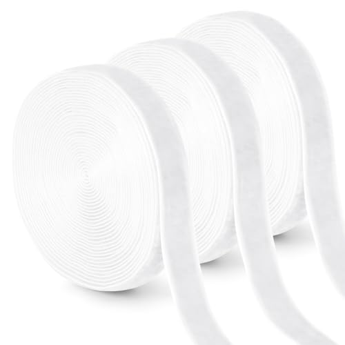 Uiopa 3 Rollen Samtband Weiß Geschenkband Breit 10mm x 4,5m Schleifenband Samt Dekoband Ribbon Stoffbänder für Geschenkverpackungen, Kränze, Blumensträuße, DIY-Projekte Uiopa 3 Rollen Samtband Weiß Geschenkband Breit 10mm x 4,5m Schleifenband Samt Dekoband Ribbon Stoffbänder für Geschenkverpackungen, Kränze, Blumensträuße, DIY-Projekte von Uiopa
