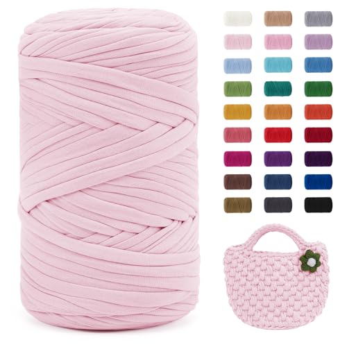Uiopa 400g/120m T-Shirt Garn, T-Shirt Bändchengarn Zum Häkeln, Häkelgarn Dickes Garn für Häkeltaschen/Körbe/Teppiche, Heimdekoration, DIY-Kunsthandwerk Uiopa 400g/120m T-Shirt Garn, T-Shirt Bändchengarn Zum Häkeln, Häkelgarn Dickes Garn für Häkeltaschen/Körbe/Teppiche, Heimdekoration, DIY-Kunsthandwerk von Uiopa