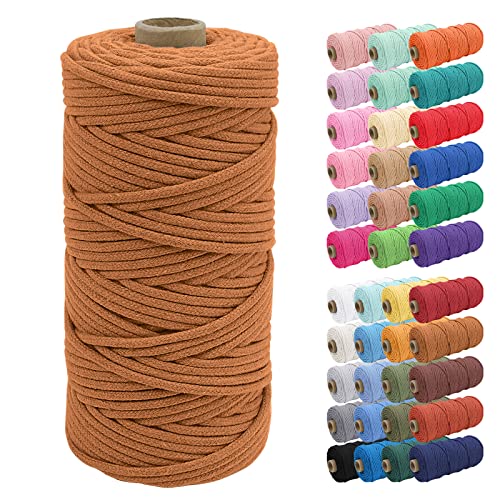 Uiopa Baumwollkordel 3mm x 100m, Makramee Garn Geflochten Baumwollgarn mit Kern, Baumwollseil Natürlicher Rope Garn für Taschen, Wandbehänge, Pflanzenaufhänger, DIY Handwerk Uiopa Baumwollkordel 3mm x 100m, Makramee Garn Geflochten Baumwollgarn mit Kern, Baumwollseil Natürlicher Rope Garn für Taschen, Wandbehänge, Pflanzenaufhänger, DIY Handwerk von Uiopa