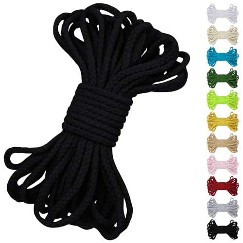 Uiopa Baumwollkordel 7mm x 10m, Kordelband Natürliche Makramee Garn 7mm Geflochten, Dicke Kordel Baumwollseil für Kordelzug, Pflanzenaufhänger, Wandbehang, Traumfänger, Garten, DIY-Projekte Uiopa Baumwollkordel 7mm x 10m, Kordelband Natürliche Makramee Garn 7mm Geflochten, Dicke Kordel Baumwollseil für Kordelzug, Pflanzenaufhänger, Wandbehang, Traumfänger, Garten, DIY-Projekte von Uiopa