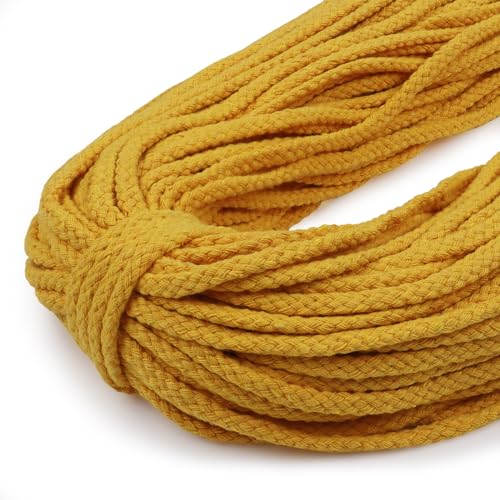 Uiopa Baumwollkordel 7mm x 90m, Kordelband Natürliche Makramee Garn 7mm Geflochten, Dicke Kordel Baumwollseil für Kordelzug, Pflanzenaufhänger, Wandbehang, Traumfänger, Garten, DIY-Projekte Uiopa Baumwollkordel 7mm x 90m, Kordelband Natürliche Makramee Garn 7mm Geflochten, Dicke Kordel Baumwollseil für Kordelzug, Pflanzenaufhänger, Wandbehang, Traumfänger, Garten, DIY-Projekte von Uiopa