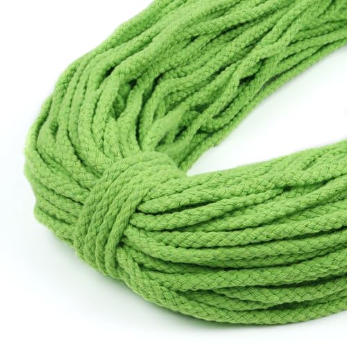 Uiopa Baumwollkordel 7mm x 90m, Kordelband Natürliche Makramee Garn 7mm Geflochten, Dicke Kordel Baumwollseil für Kordelzug, Pflanzenaufhänger, Wandbehang, Traumfänger, Garten, DIY-Projekte Uiopa Baumwollkordel 7mm x 90m, Kordelband Natürliche Makramee Garn 7mm Geflochten, Dicke Kordel Baumwollseil für Kordelzug, Pflanzenaufhänger, Wandbehang, Traumfänger, Garten, DIY-Projekte von Uiopa